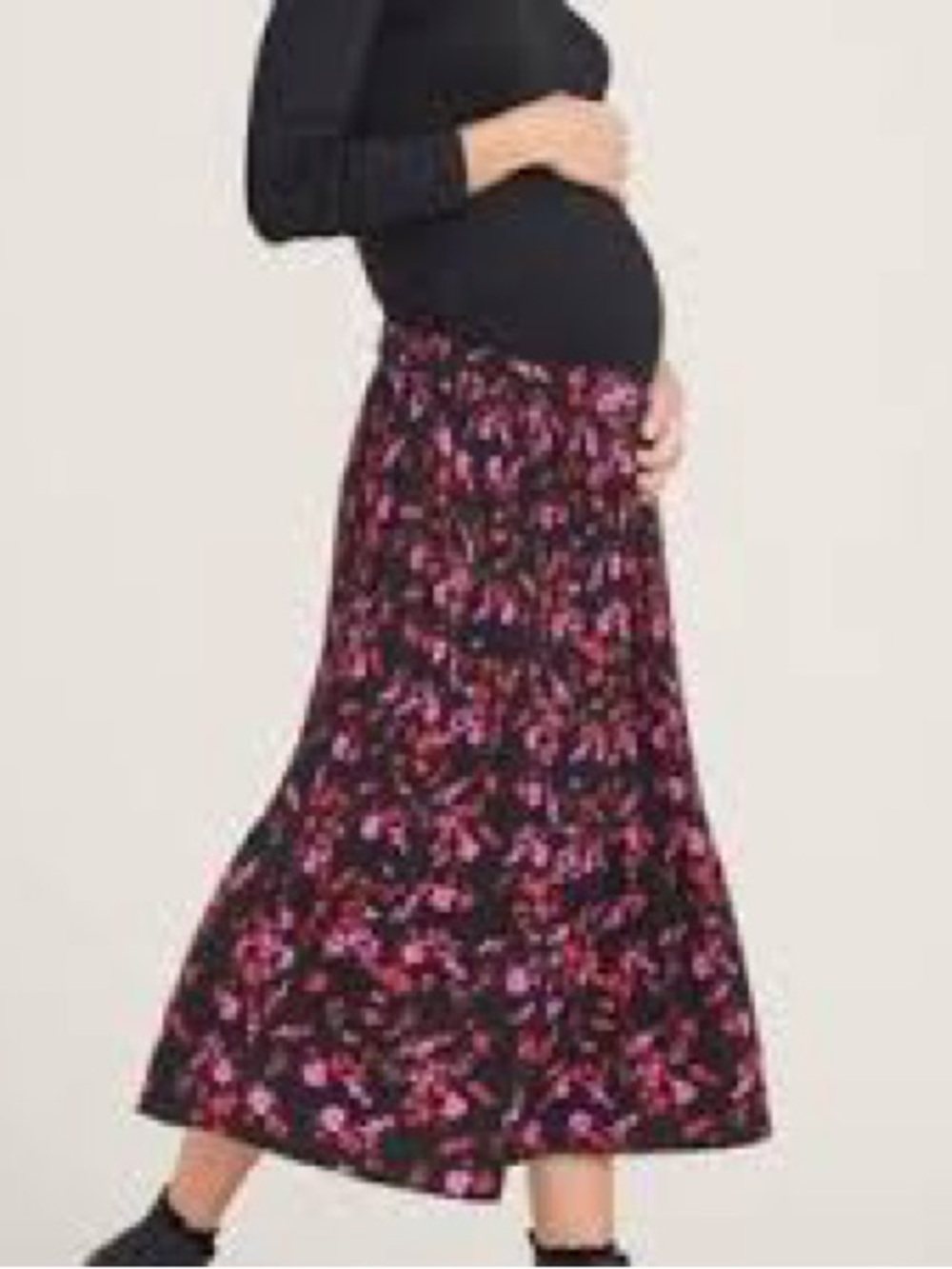 HATCH Collection Lila Skirt Maternity Floral (D2)